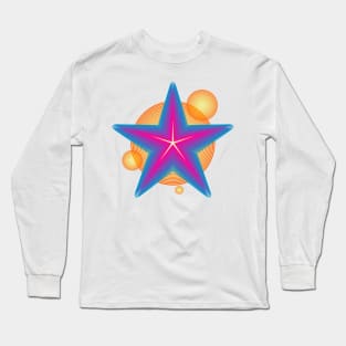 Geometric Star Long Sleeve T-Shirt